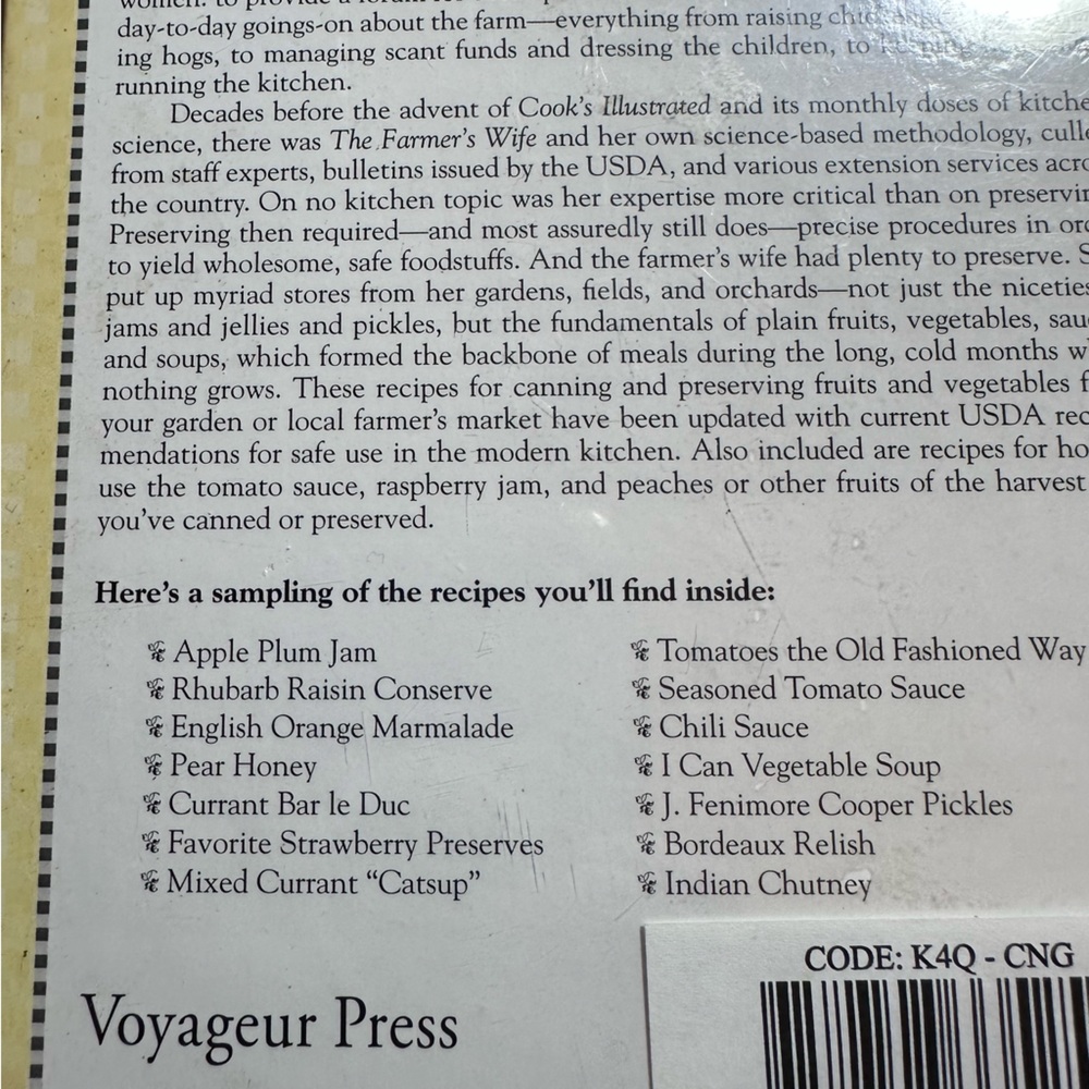 The Farmer's Wife Canning and Preserving Cookbook 250 Recipes - Picture 3 of 4